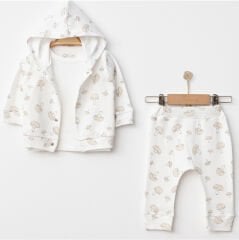 OBABY UNISEX MANTARLI KAPÜŞONLU TAKIM