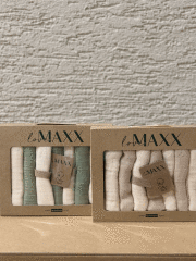 LOVEMAXX UNISEX KRAFT KUTULU 2 PAKET 7Lİ MÜSLİN MENDİL